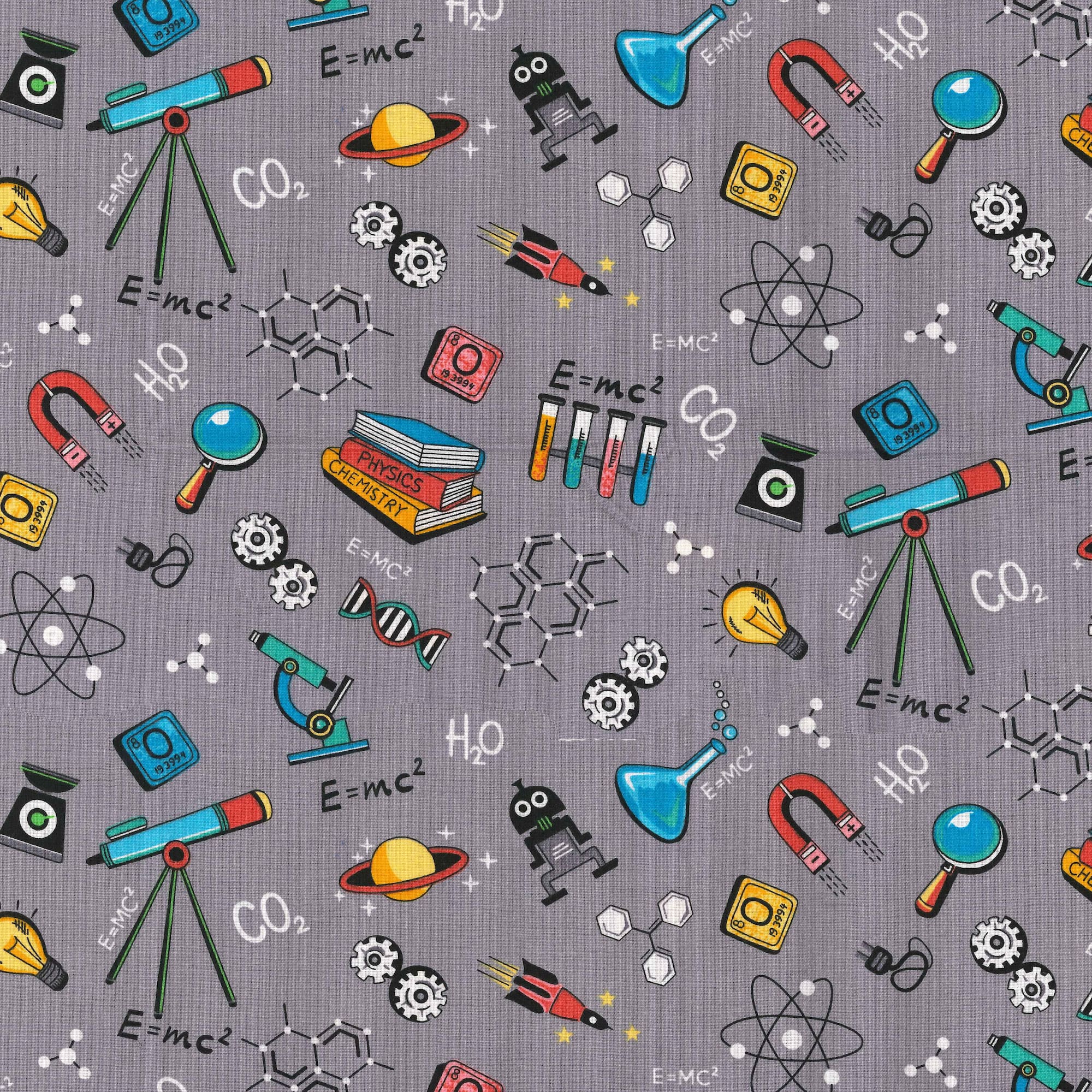 Fabric Traditions Science Toss Cotton Fabric